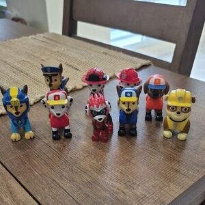Paw Patrol Group Of 9 Replacement Figures